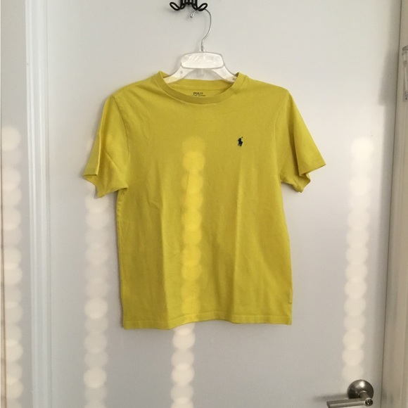 Polo Ralph Lauren Size Large Yellow Men’s Top Shirt $20 - Picture 3 of 8